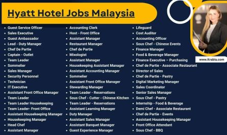 Hyatt Hotel Jobs Malaysia