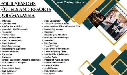 Four Seasons Hotels & Resorts Jobs Malaysia