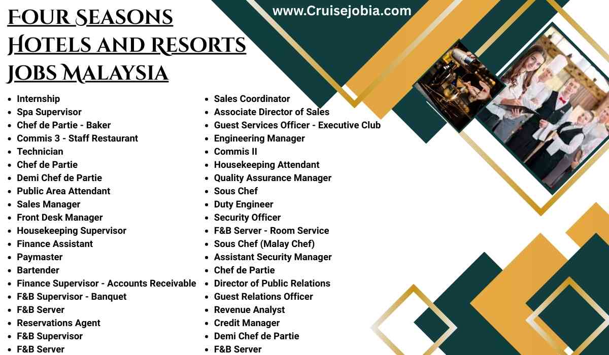 Four Seasons Hotels & Resorts Jobs Malaysia