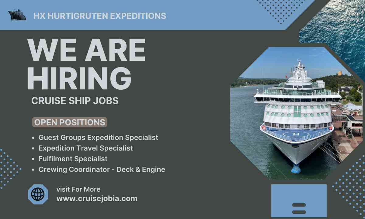 Now Hiring Across HX Hurtigruten Expeditions Cruise Roles