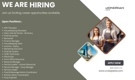 Mondrian Hotel Jobs Qatar